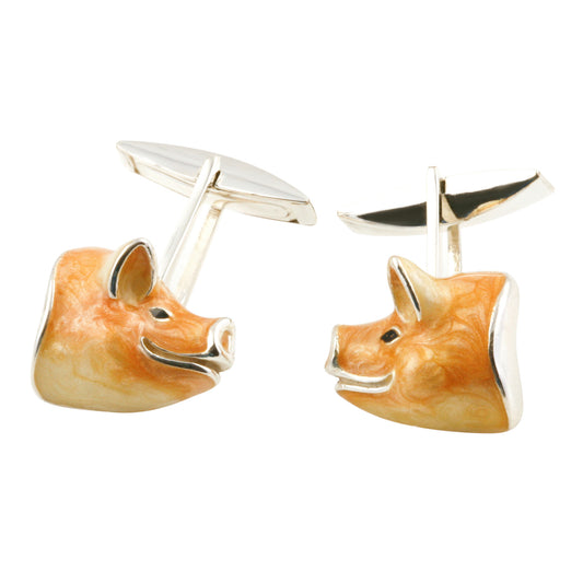 Pig Cufflinks - Wildsmith Jewellery Cufflinks