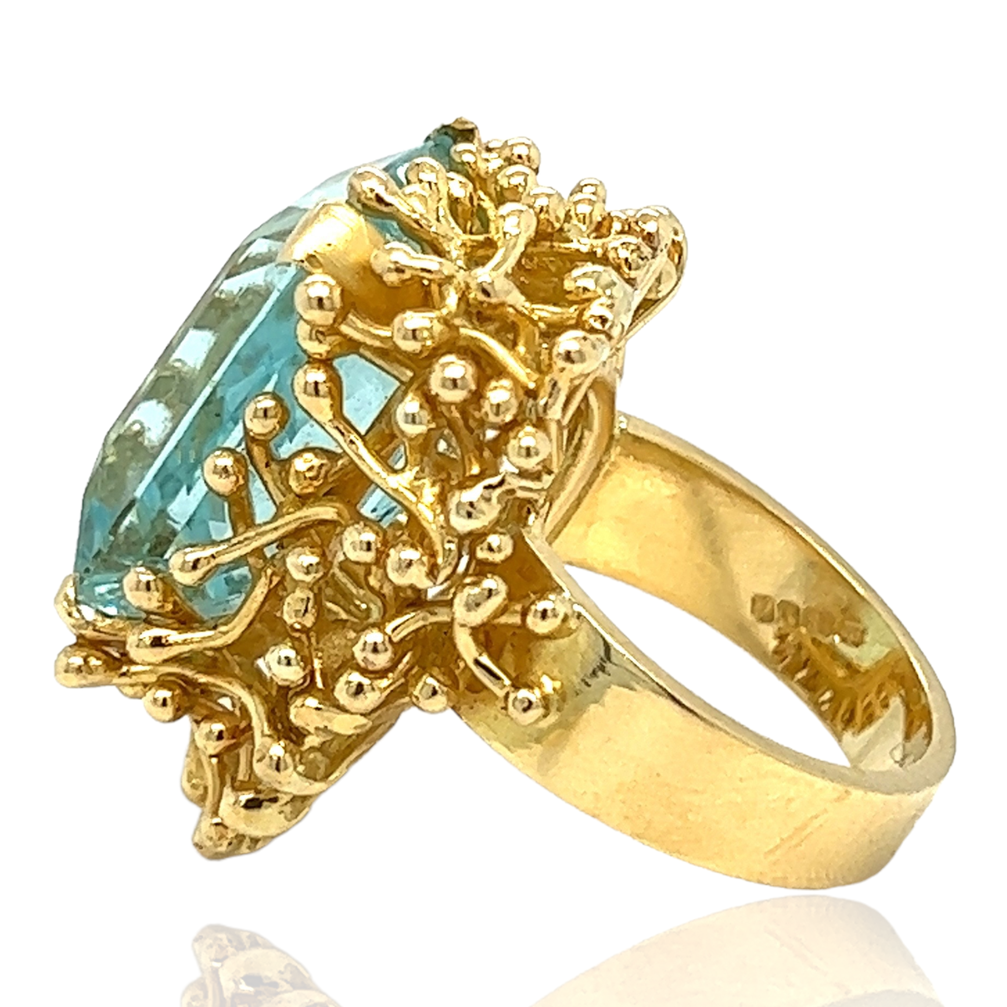 Alan Martin Gard Aquamarine Ring - Wildsmith Jewellery Rings