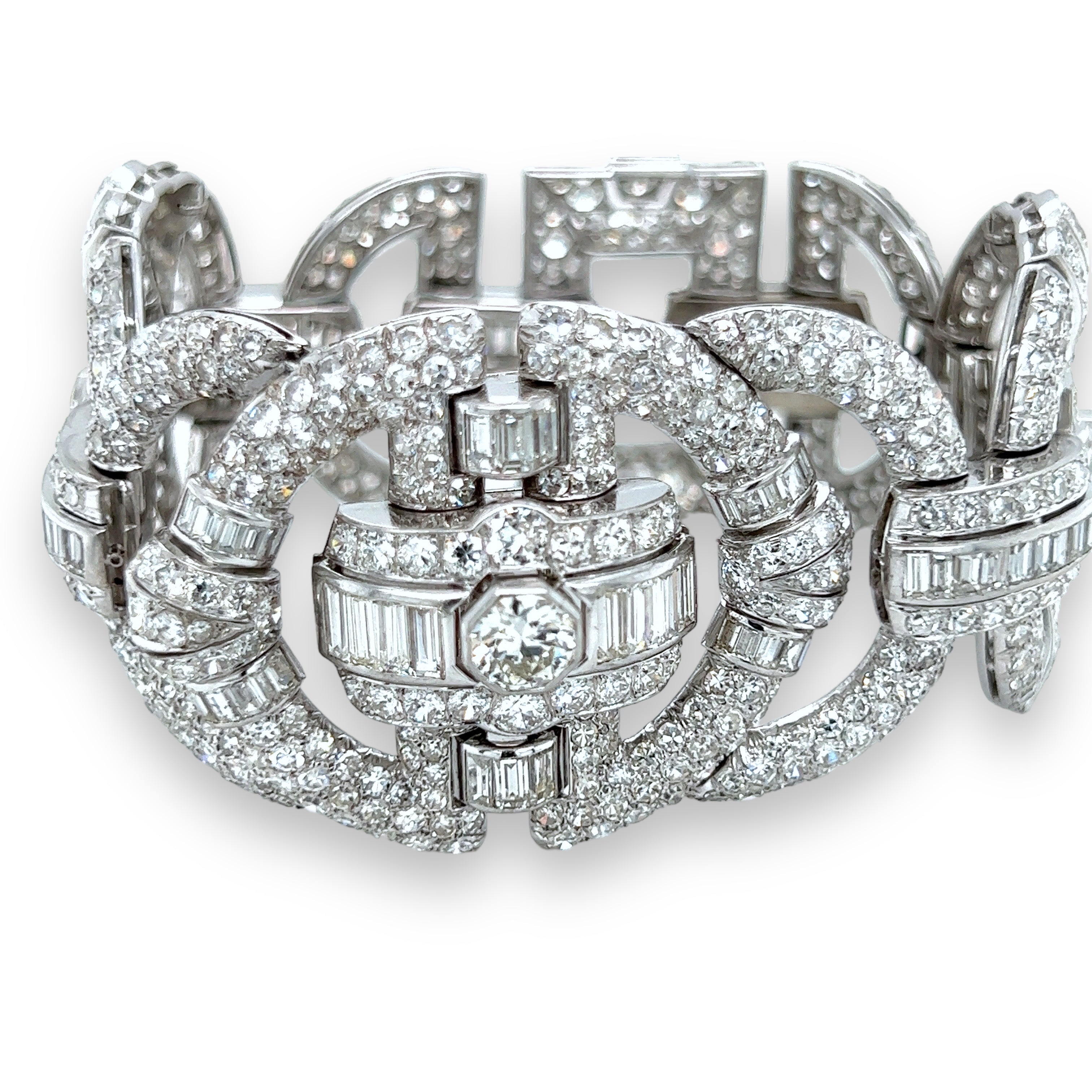 1930s Platinum & Diamond Bracelet - Wildsmith Jewellery Bracelets
