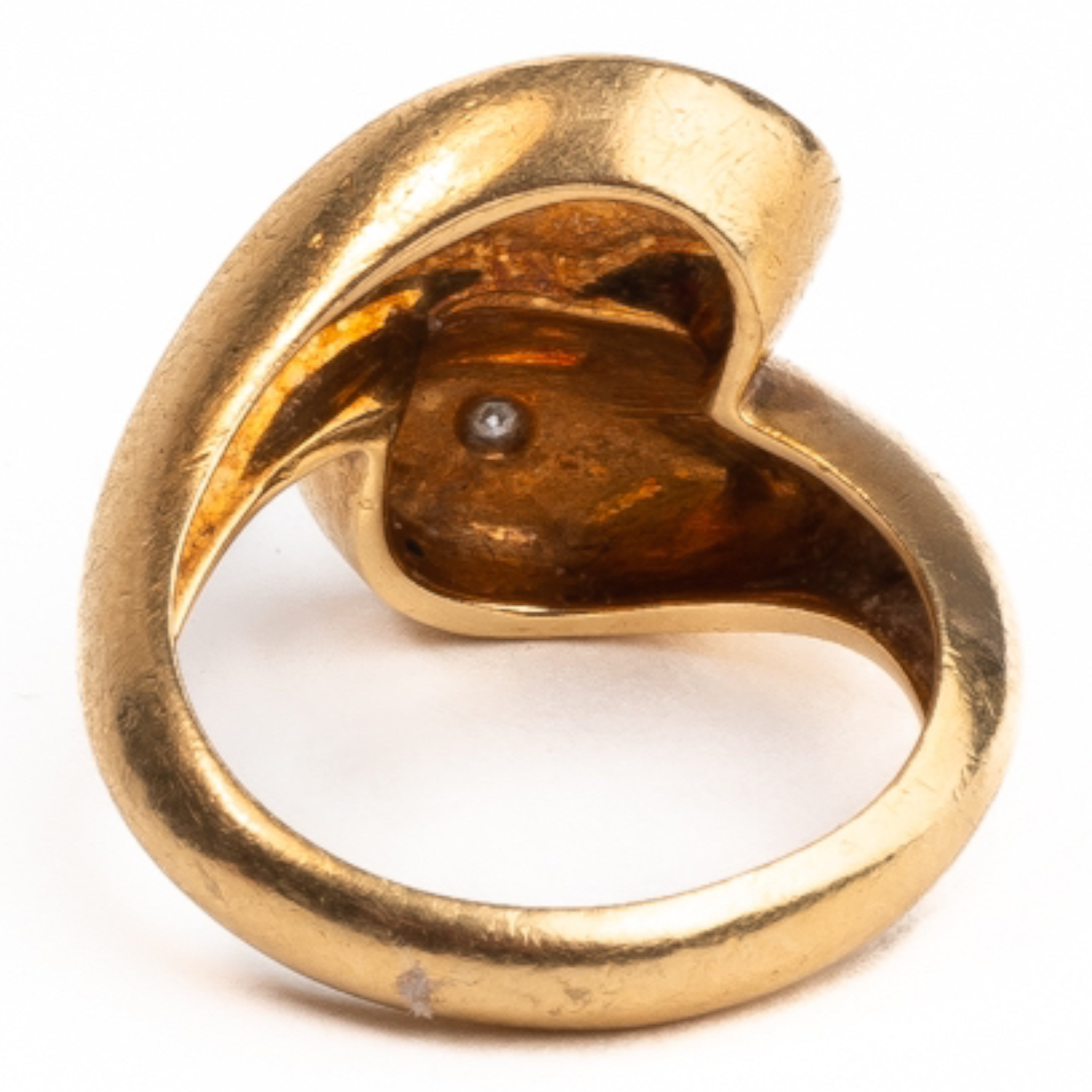 Gold, Enamel & Diamond Yin Yang Ring - Wildsmith Jewellery Rings