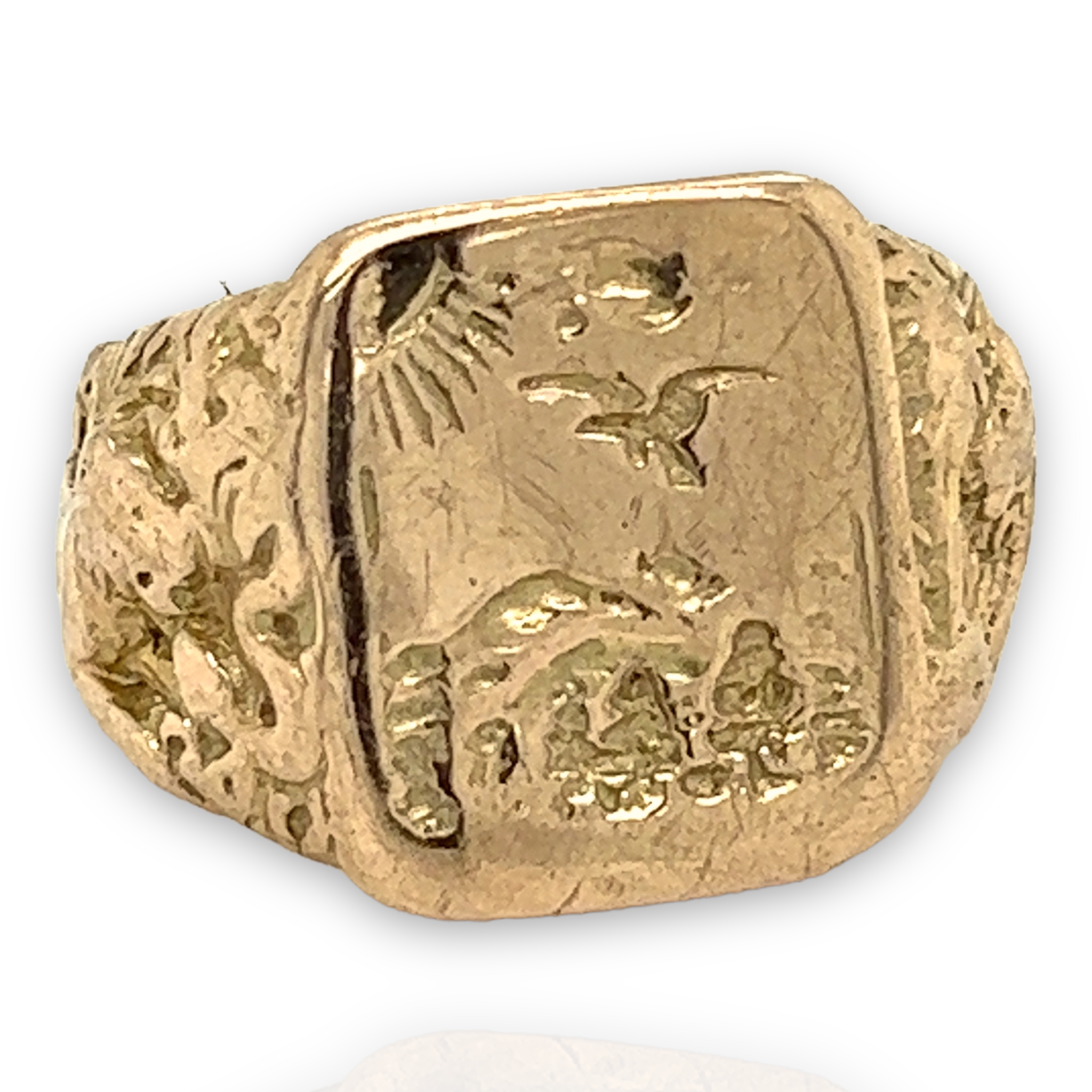 Gold Ring Depicting Jungle Scene - Wildsmith Jewellery Rings