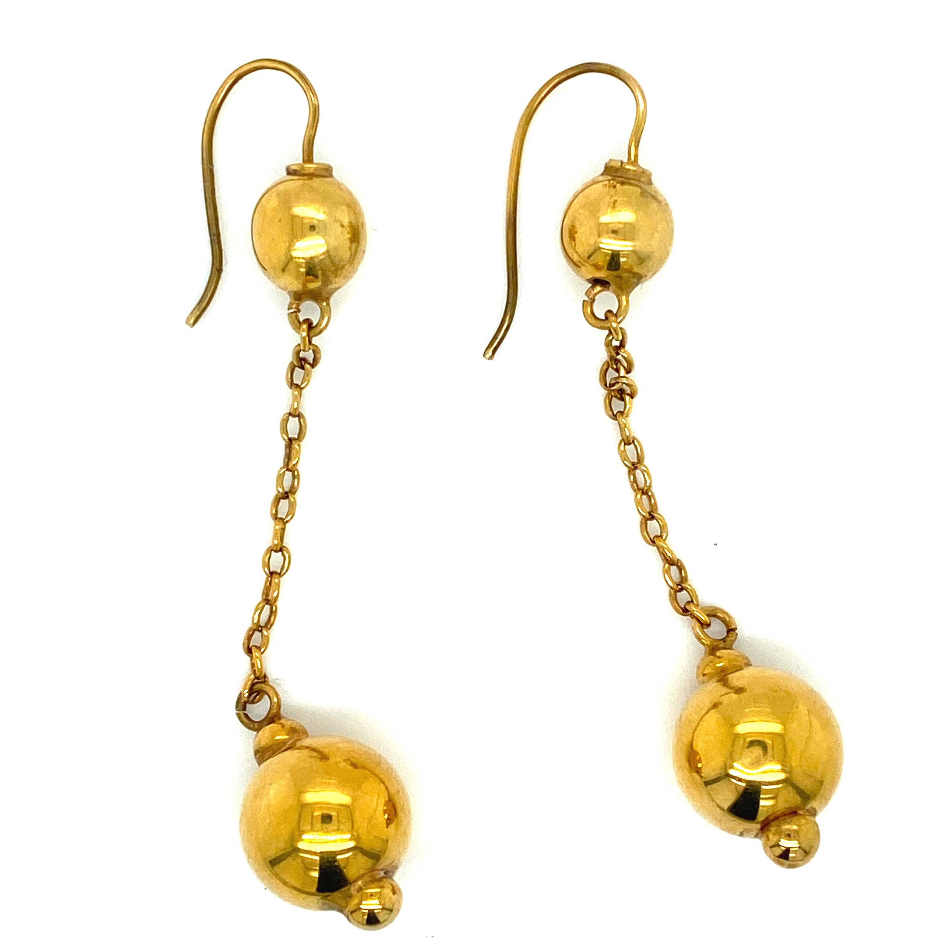 Gold Drop Earrings - Wildsmith Jewellery Earrings