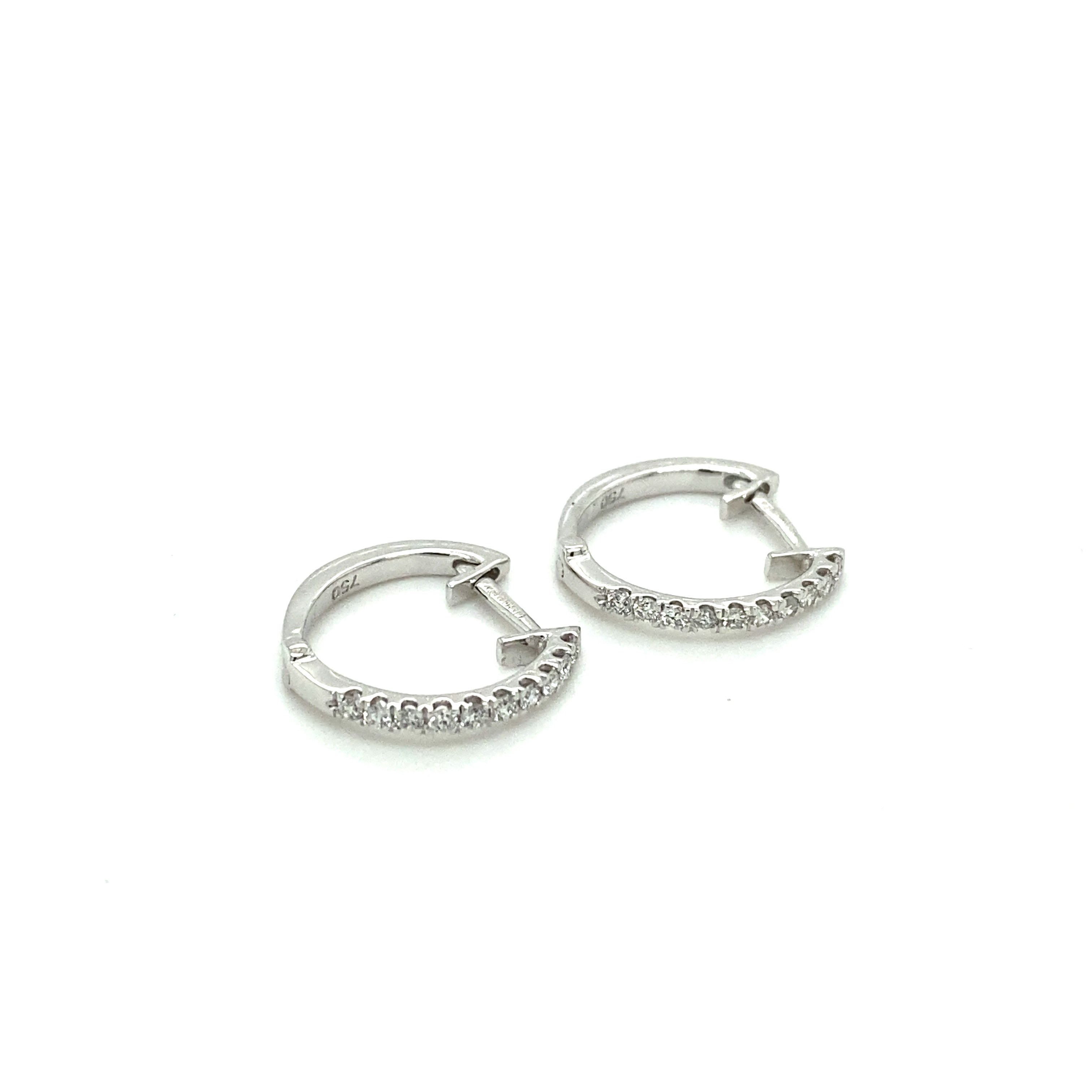 White Gold Diamond Earrings - Wildsmith Jewellery Earrings