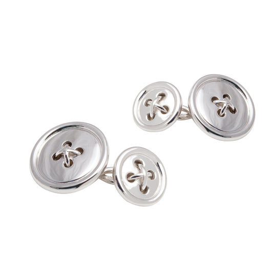 Double Button Cufflinks - Wildsmith Jewellery Cufflinks