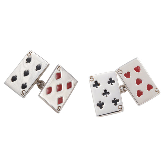 Playing Card Cufflinks - Wildsmith Jewellery Cufflinks