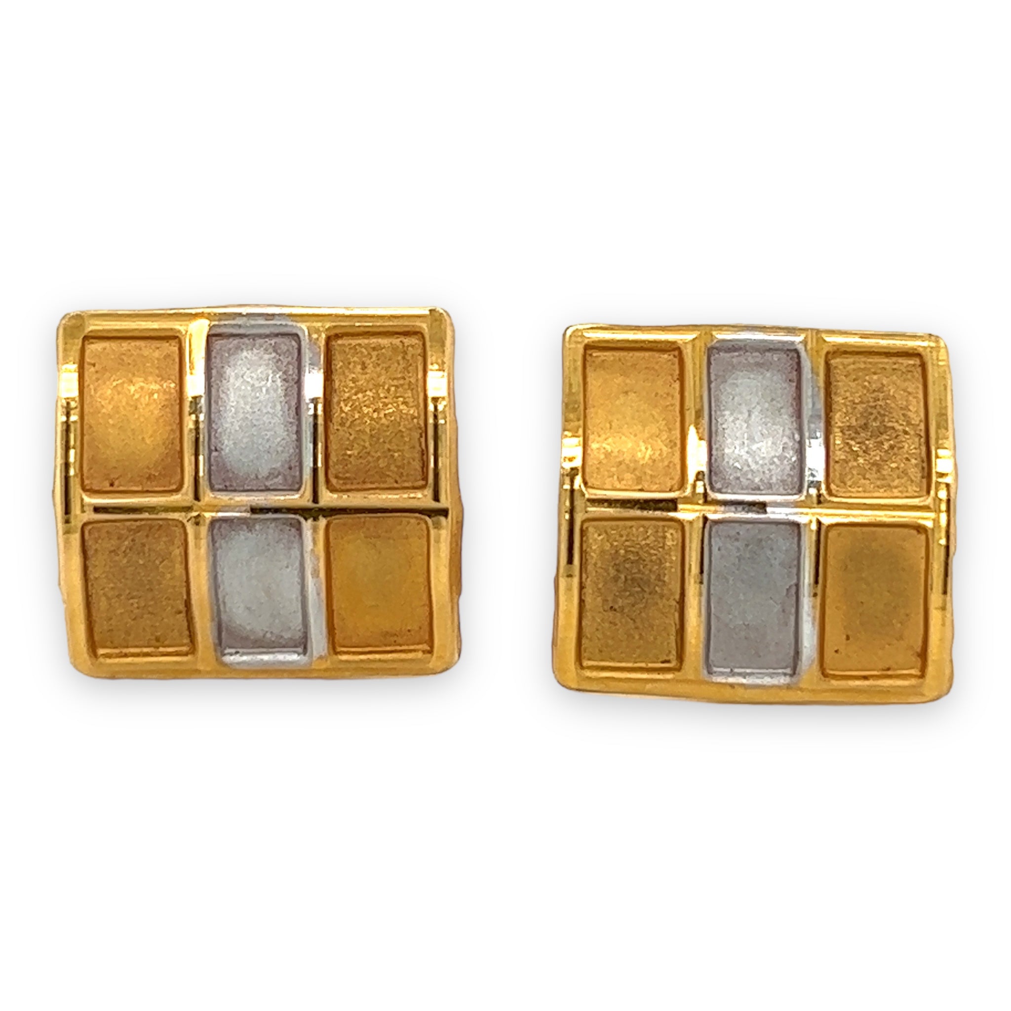 22ct Yellow & White Gold Earrings - Wildsmith Jewellery Earrings