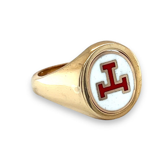 Masonic Triple Tau Swivel Signet Ring - Wildsmith Jewellery Signet Ring