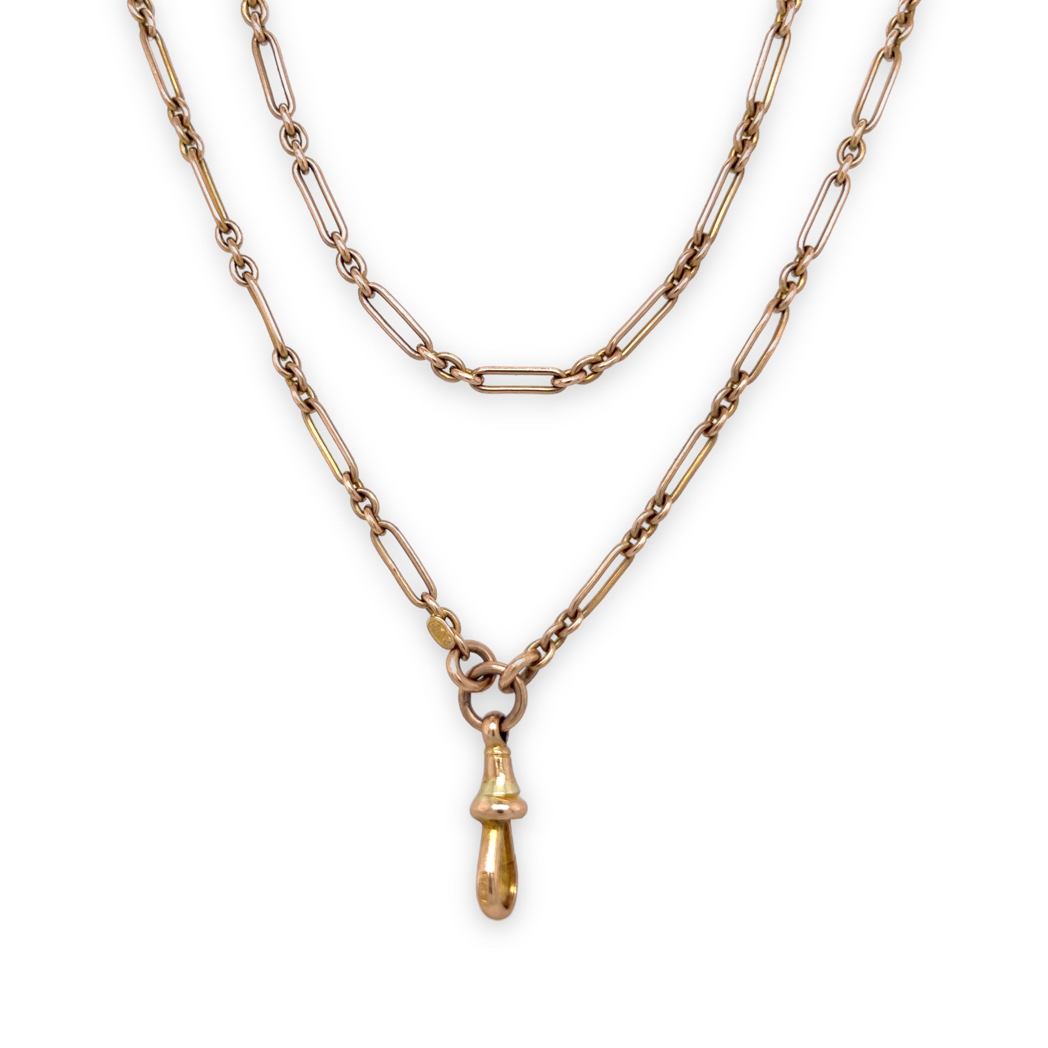 14K Yellow Gold Paperclip Chain Toggle Necklace | Brinker's Jewelers