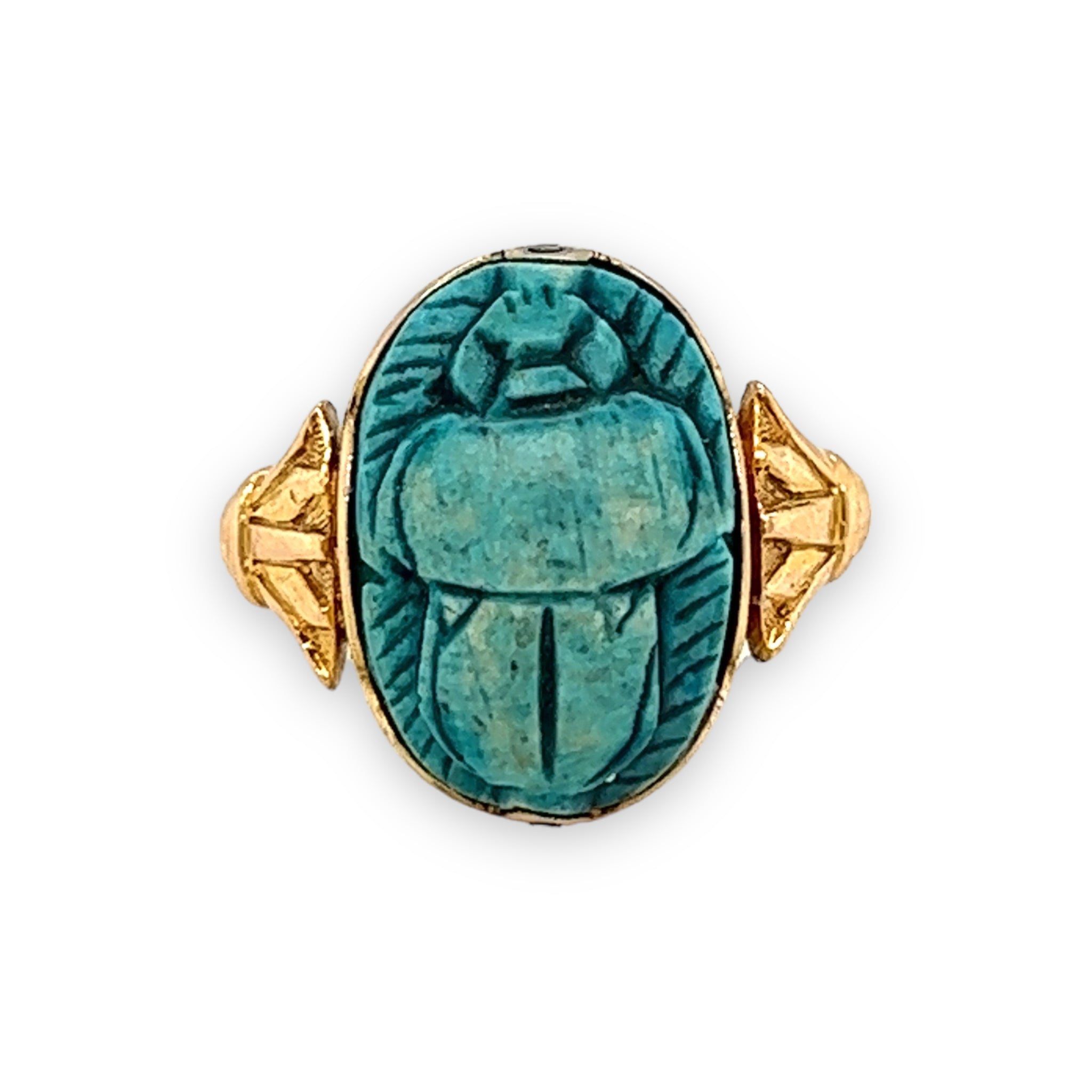 Egyptian scarab hot sale beetle ring