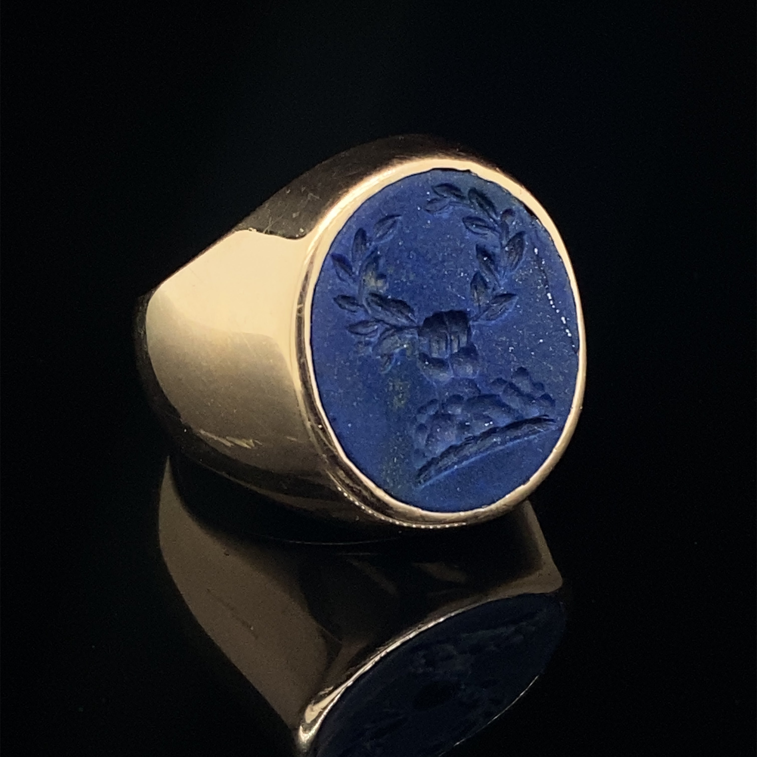 Lapis Lazuli Signet Ring - Wildsmith Jewellery Rings