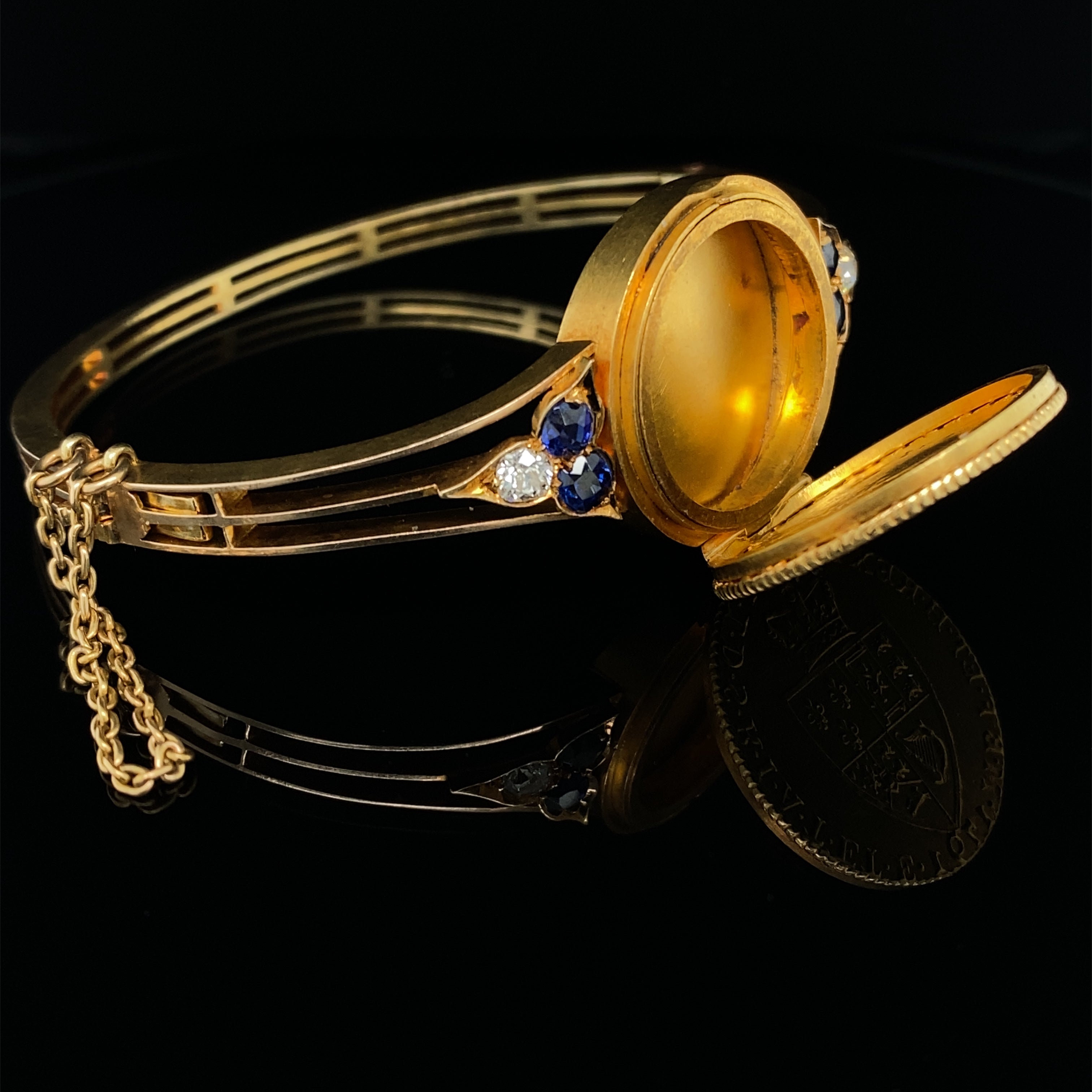 A Victorian George III Guinea Bangle - Wildsmith Jewellery Bracelets & Bangles