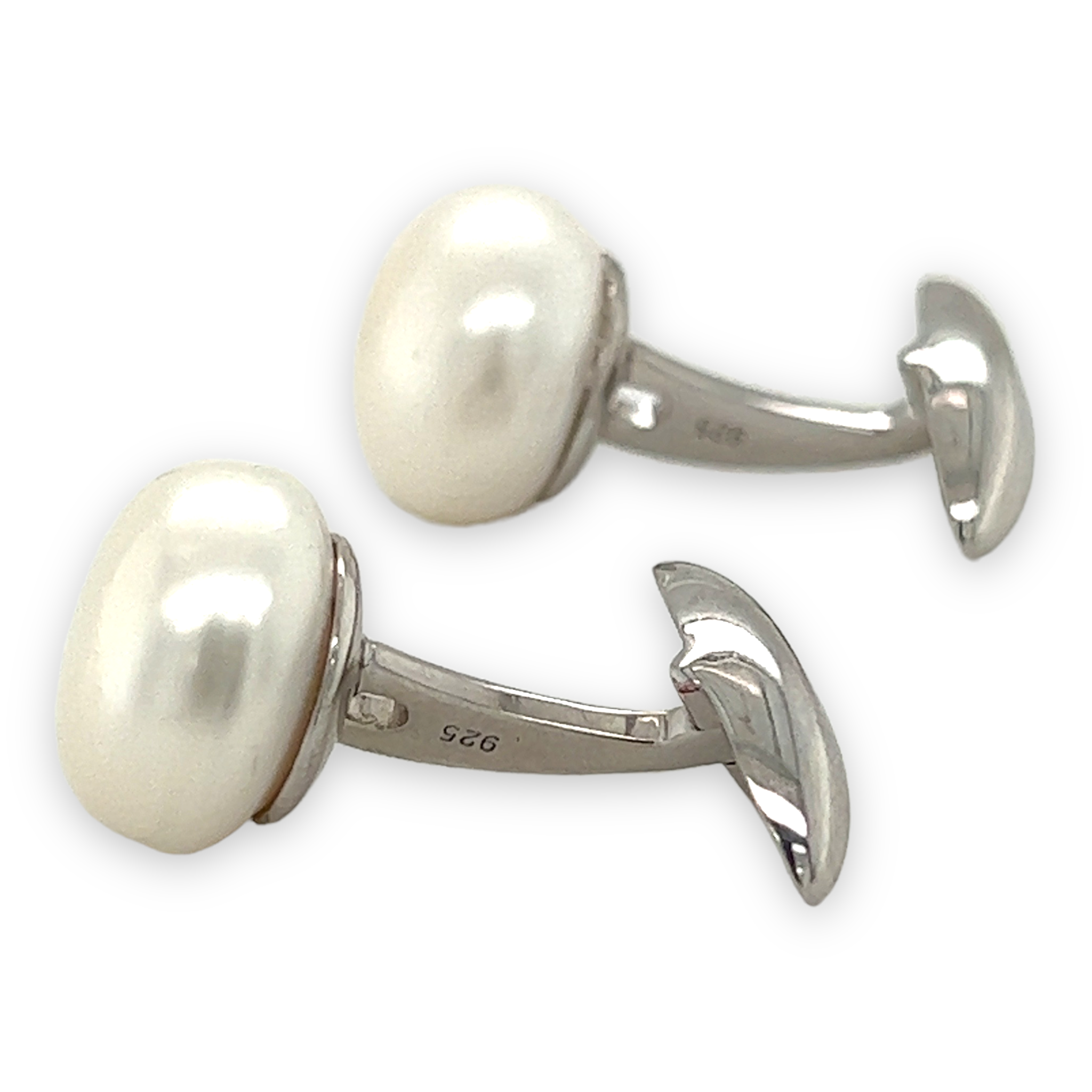 Button Pearl Cufflinks - Wildsmith Jewellery Cufflinks