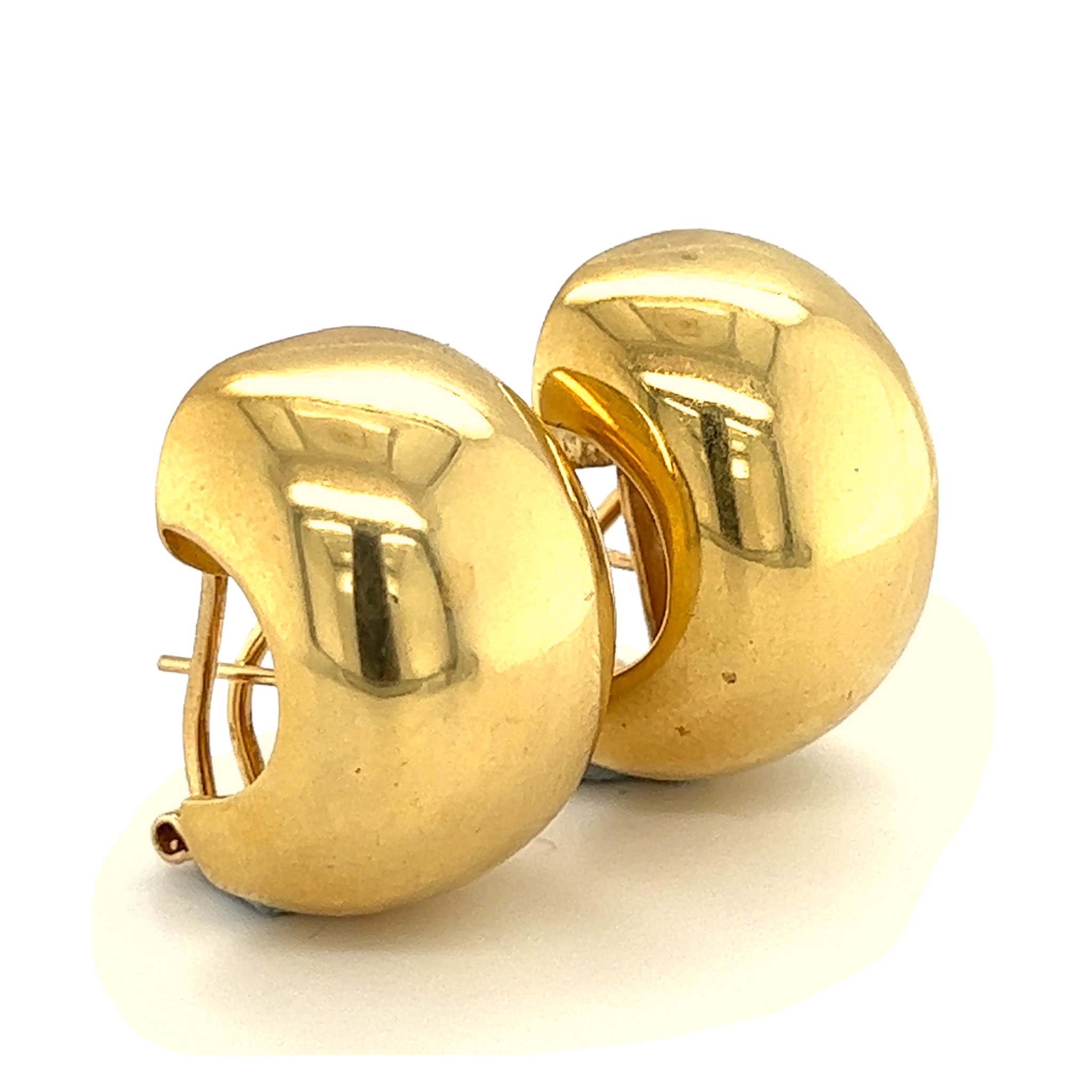 Large Gold Earrclips - Wildsmith Jewellery Earrings