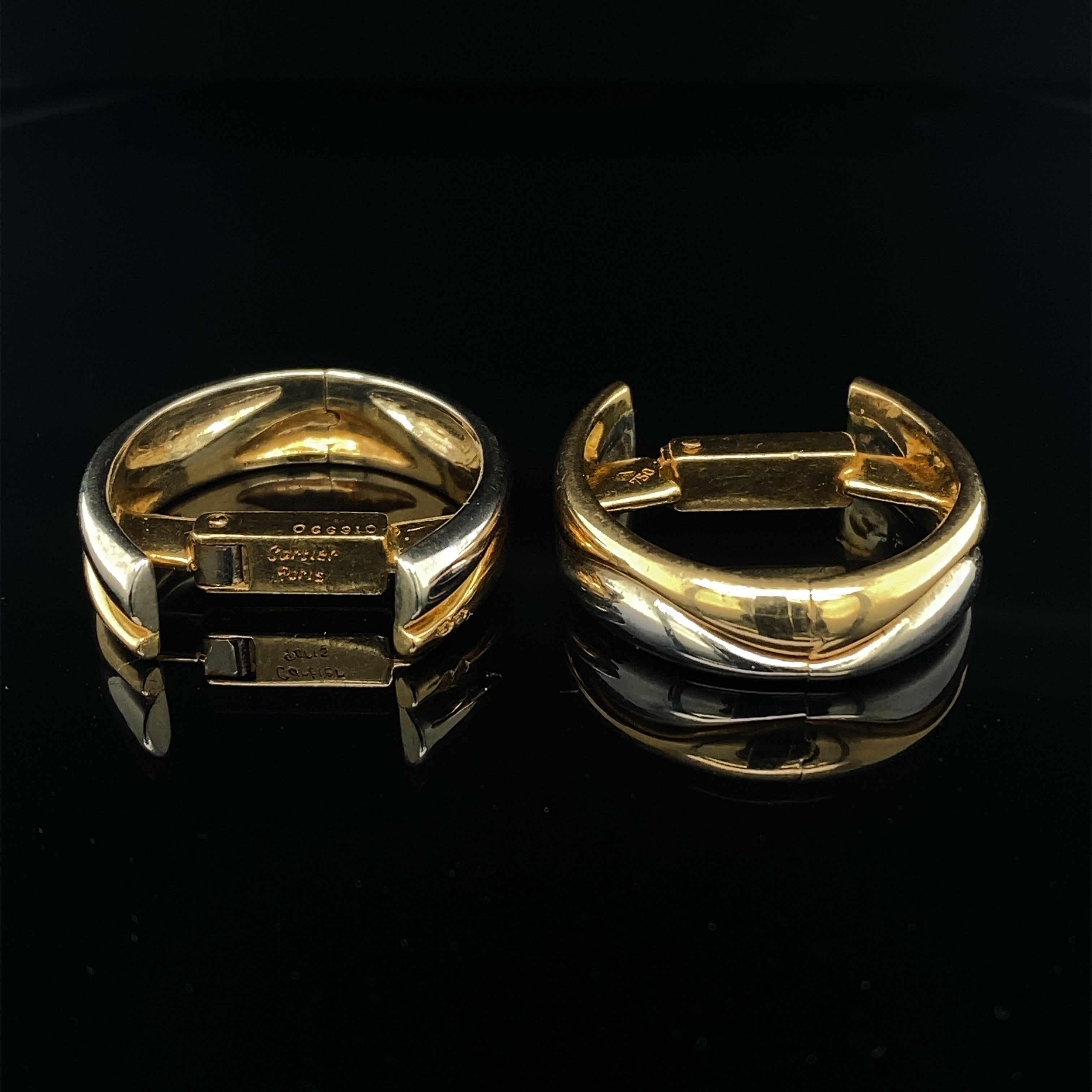 18ct Gold Cufflinks, Cartier Paris - Wildsmith Jewellery Cufflinks