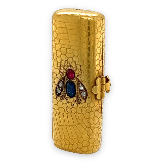 Victorian 18ct Gold Pin Case Brooch - Wildsmith Jewellery Brooches & Lapel Pins